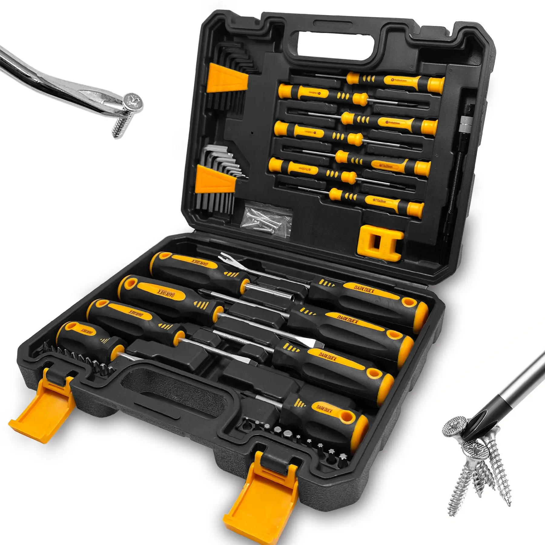 Magnetic Screwdriver Set, Multipurpose Screwdriver Set with Storage Box, Precision Screwdriver Set, Professional Hand Tool for DIY Projects & Repairs