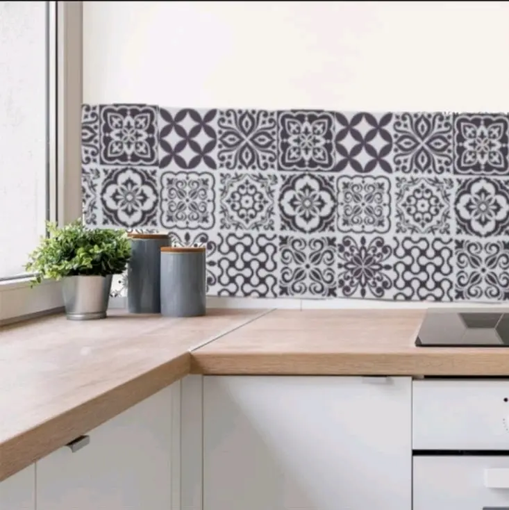 wall dinding sticker kotak ukuran 30cm × 30cm