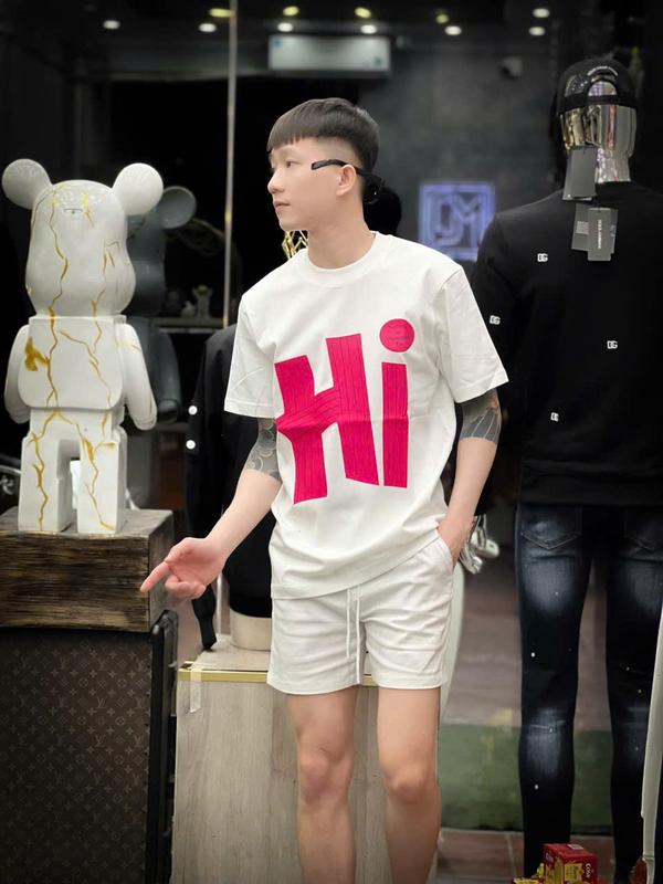 Áo thun nam phối in dập nổi họa tiết , chất vải cotton co dãn thoải mái thoáng mát, dễ phối đồ cao cấp Menswear Cổ Tròn 7