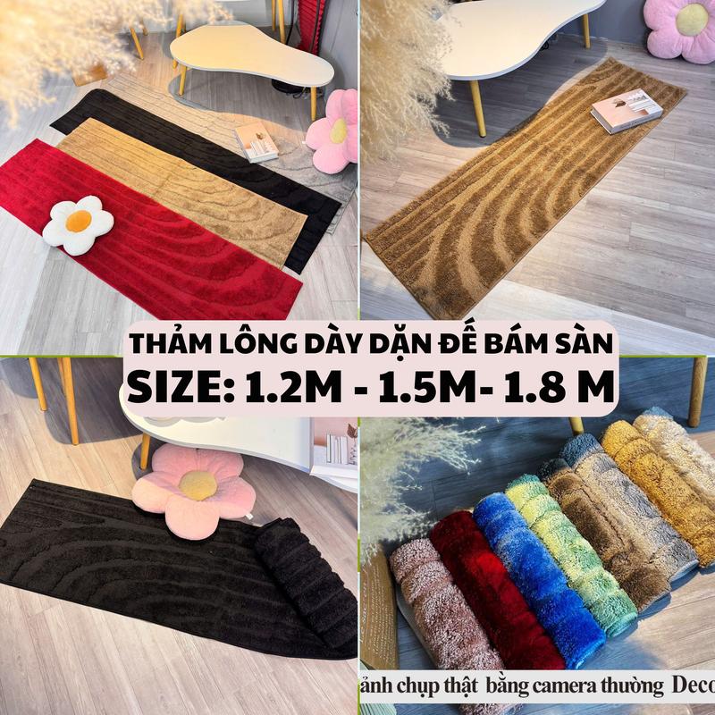 ( SIZE DÀI) Thảm chùi chân 1 màu hàng Cao Cấp ,thảm Lau Chân Phòng Khách Phòng Ngủ Nhà Tắm, Thảm Lông Trải Sản Phòng Khách Phòng Ngủ, Thảm Bếp Chống Trượt