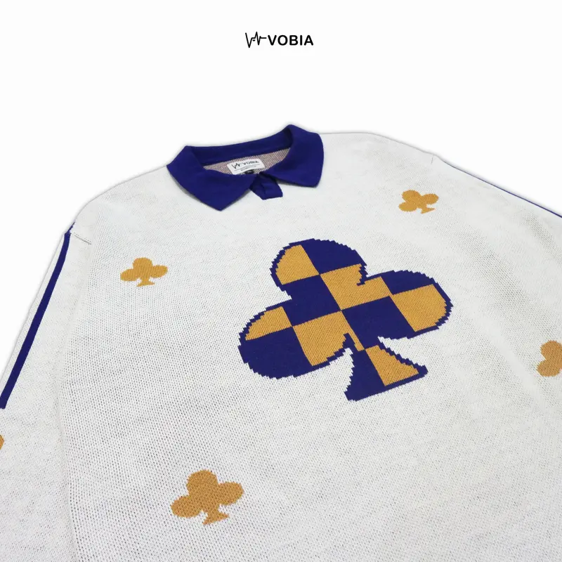 Vobia Jersey Crewneck Knitted Oversized Boxy - Spade 2