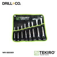Gambar TEKIRO Kunci Ring SET 8 PCS 6 - 24 MM ORIGINAL dari Drill&Co Kota Administrasi Jakarta Barat 1 Tokopedia