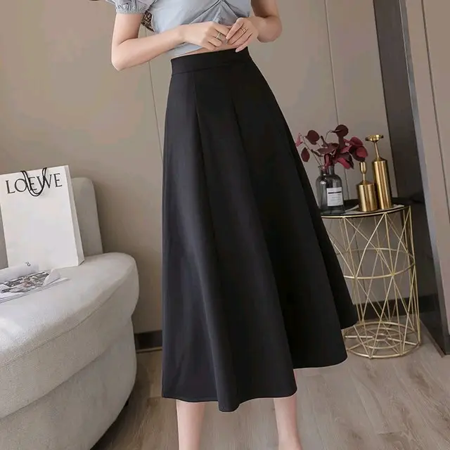 Chân Váy Xòe Dáng Dài Phong Cách Công Sở Nữ Quần