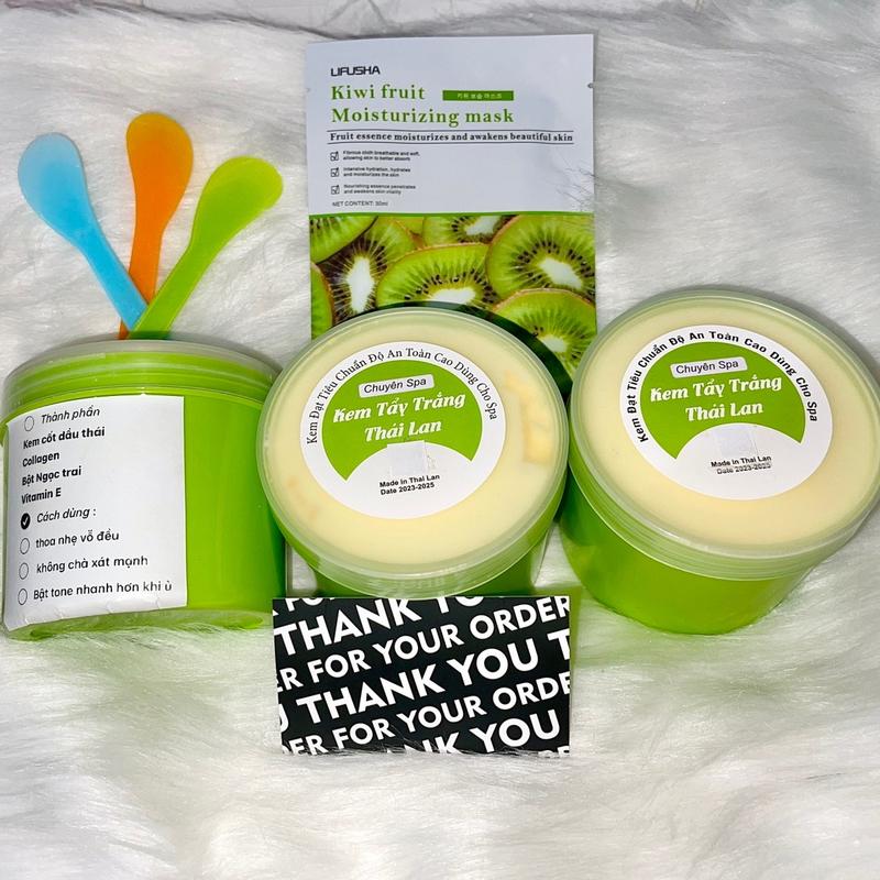 Combo 3 kem  tẩy thái [ 1 kg rưỡi ] kèm mặt nạ không đụng nước Nữ Dưỡng Body Kem Body Làm Đẹp Da