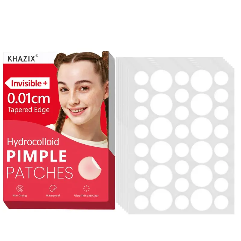 Hydrocolloid Pimple Patches, 360pcs/box Invisible Acne Cover Patches, Facial Skin Care Patches, Acne Treatment Patches for Women & Men 7