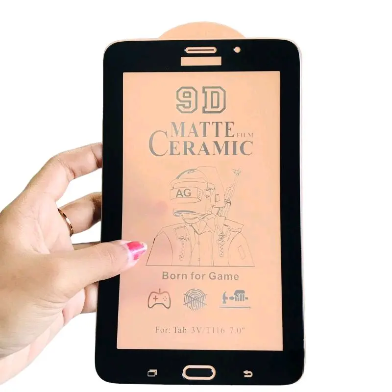 Temper Glass Ceramics Matte Samsung Tab 3V T116 T110 Anti Pecah Layar