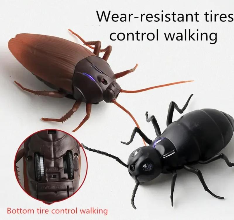 Product Introduction of Infrared Remote Control Cockroach Toy Animal Trick Terrifying Mischief Kids Toys Funny Novelty Gift RC Spider Ant 9