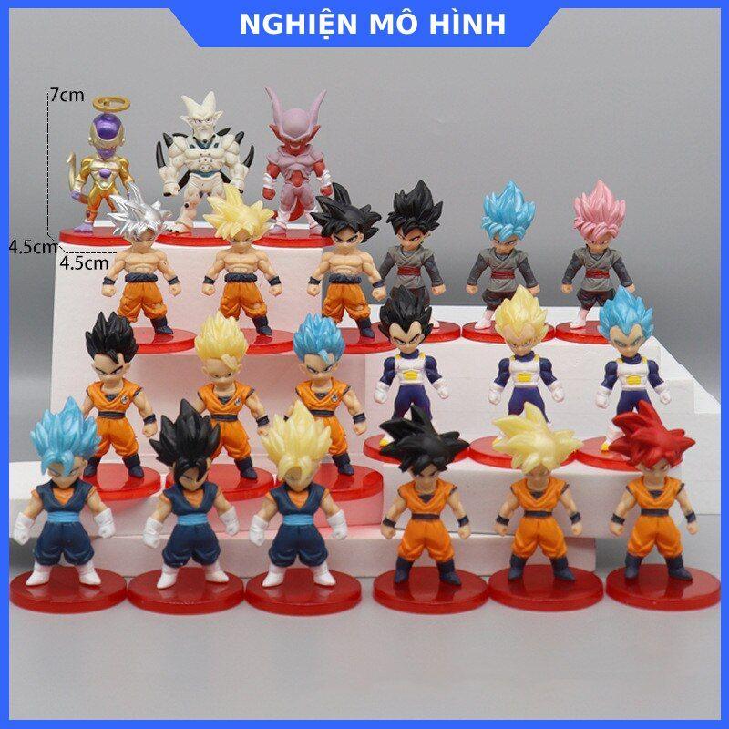 Mô hình nhân vật Bảy Viên Ngọc Rồng Ver1 Goku Gogeta Shenron Gohan Frieza Vegeta Super Saiyan God SSJ  Dragon Ball Toy Đồ Chơi Voi