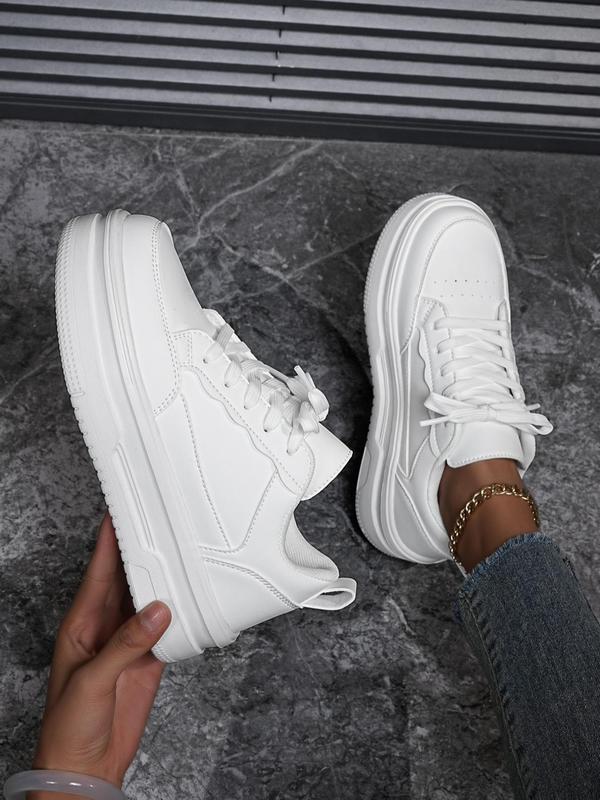 Women's Fashionable Low Top Sneakers, Casual Breathable Comfortable Sports Shoes, Female All-match Round Toe Shoes for Daily Wear 5