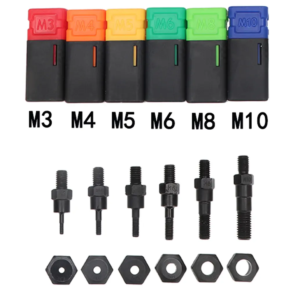 M3/M4/M5/M6/M8/M10 Rivet Nut Head  Premium Automatic Rivet Tool Set  Rivet Nut Tool  Rivet Tool  Upholstery Tools Staple Gun