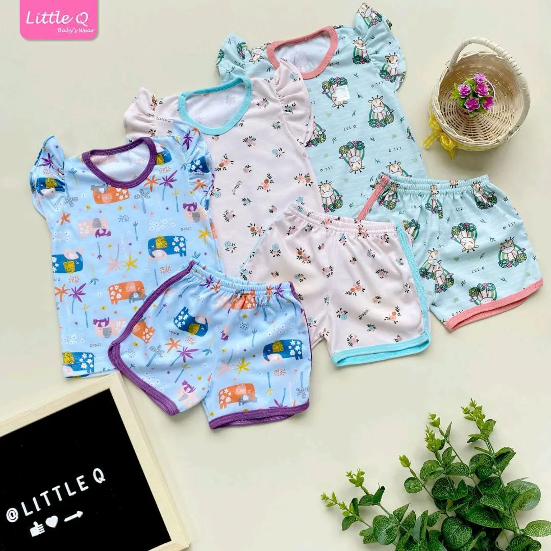 Little Q Setelan Anak Perempuan SNI