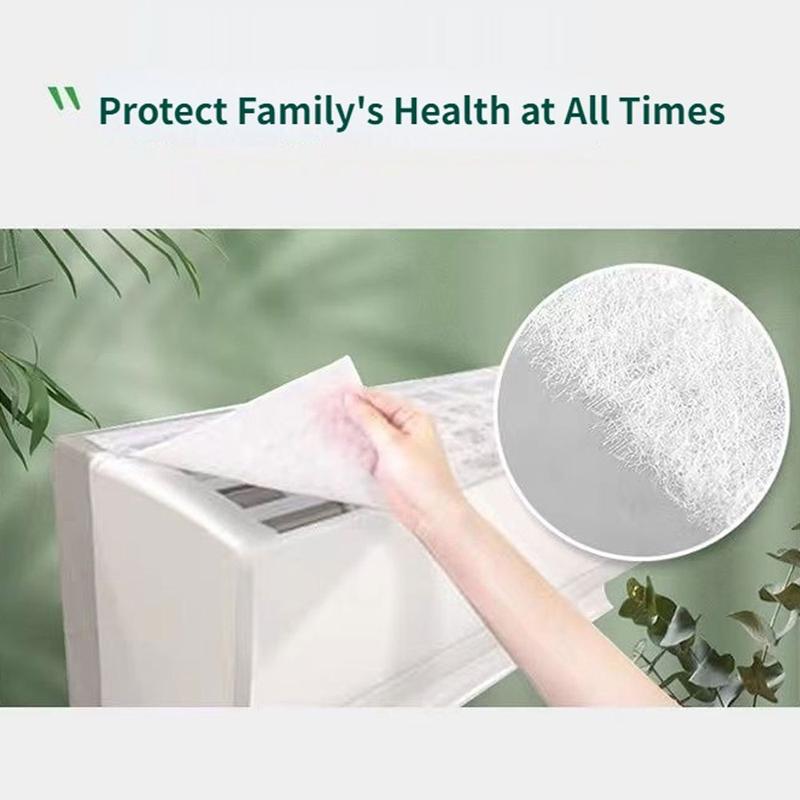 Tấm Lọc Thanh Lọc Không Khí Thông Dụng Có Nắp Khử Trùng, Bộ 5 Cái, Sử Dụng Tại Nhà, Chống Bụi, Treo, Bộ Lọc Đầu Vào Không Khí, Thích Hợp Cho Nhiều Thương Hiệu, Cửa Vào Điều Hòa Không Khí