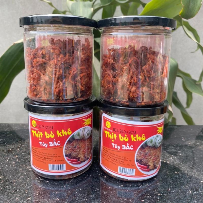 Hộp 180g thịt sấy khô tẩm vị siêu ngon