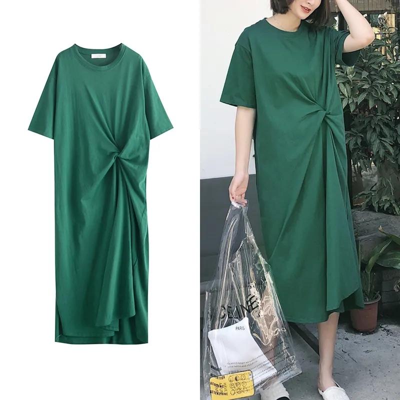 Product Introduction of 【40-100KG】Women Plus Size Short Sleeve Dress C10341 4