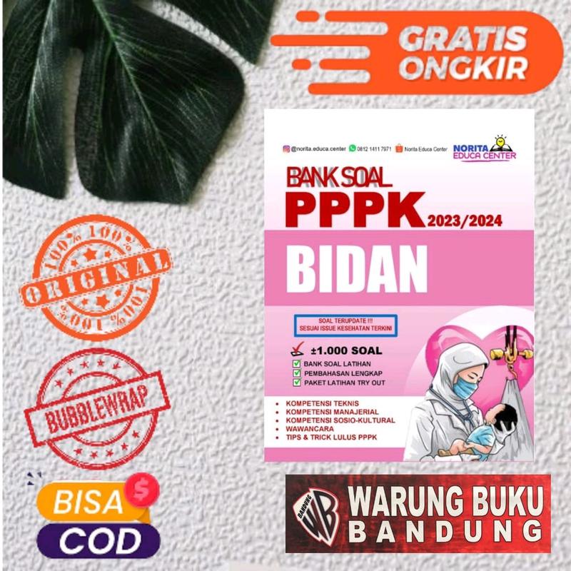 BUKU BANK SOAL PPPK BIDAN 2023-2024 SOAL TERUPDATE SESUAI ISSUE - Shop ...