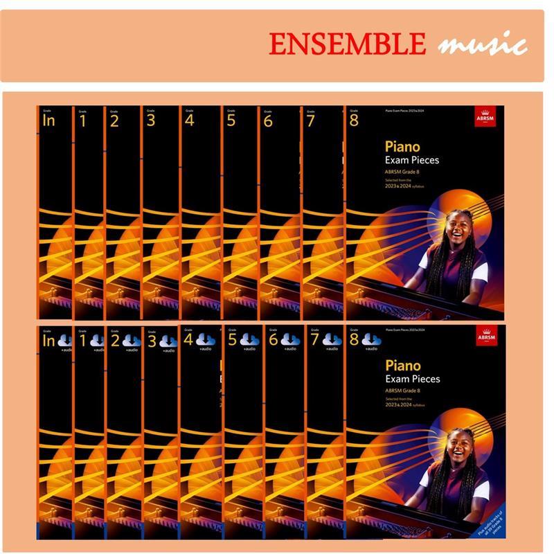 Casual 2023 & 2024 ABRSM Piano Exam Pieces Initial Grade, Grade 1, 2, 3, 4, 5, 6, 7, 8, Teaching Notes Grade In-8. 0