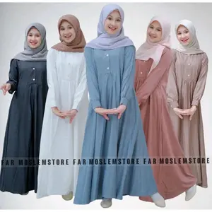DRESS MUSLIM REMAJA CRINKLE AIRFLOW PREMIUM GAMIS ANAK 11 -13 TAHUN/ALIKA DRESS KIDS/BAJU MUSLIM ANAK KEKINIAN/FAR MOSLEMSTORE Jilbab Lebaran