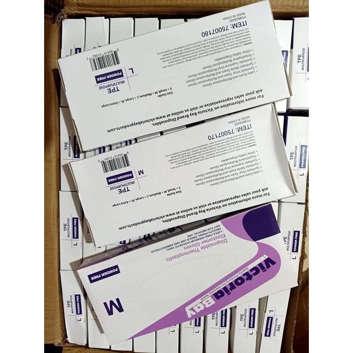Product Introduction of Combo 3 hộp 300 Găng Tay Nấu Ăn Siêu Dai Victoria Bay TPE 11