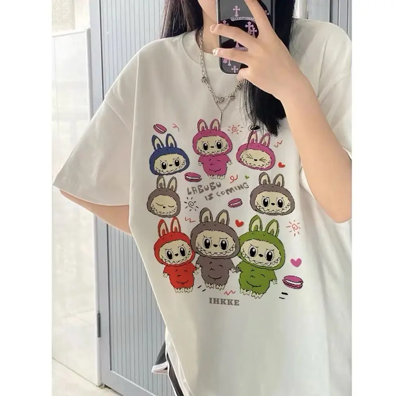 Kaos Bangkok Labu Labu Baju Labubu Bkk Kaos Distro Import Atasan Korea Kaos Labubu Premium Combed Dewasa Katun Wanita Panjang Sablon Oversize Pendek 1