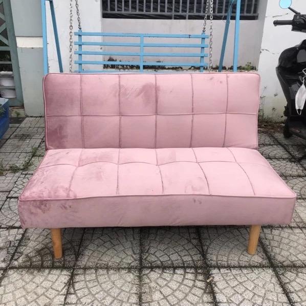 Product Introduction of Ghế Sofa Mini 3 Trong 1 Dài 1m2 [Giao Hàng Miễn Phí] - Sofa Giường Nằm Gấp Gọn Vải Nhung - Nỉ - Da sofa nệm  gấp ghế  sofa combo 13