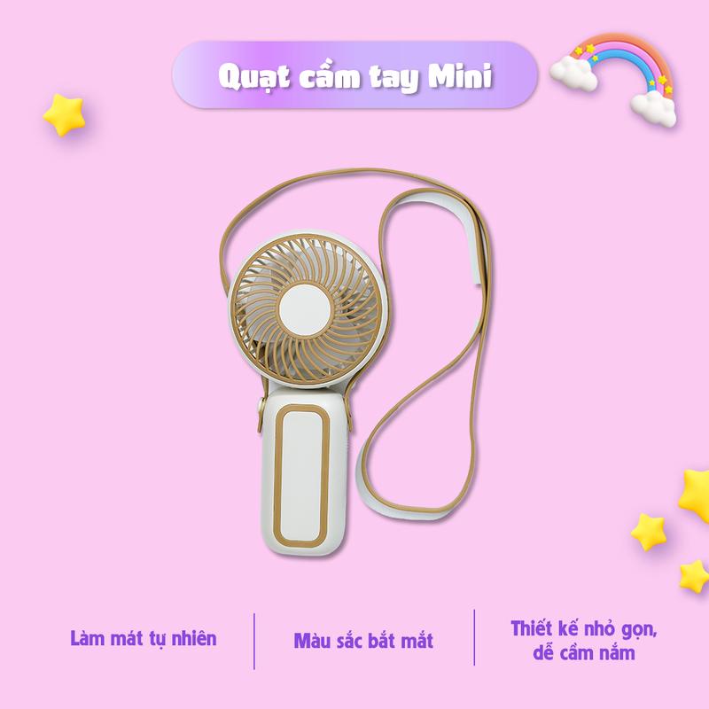 Product Introduction of Quạt mini cầm tay, nhỏ gọn MLS6118 công suất vừa phải, có dây đeo cao su tiện lợi, thích hợp mang đi du lịch, đi chơi cùng gia đình, bạn bè 2