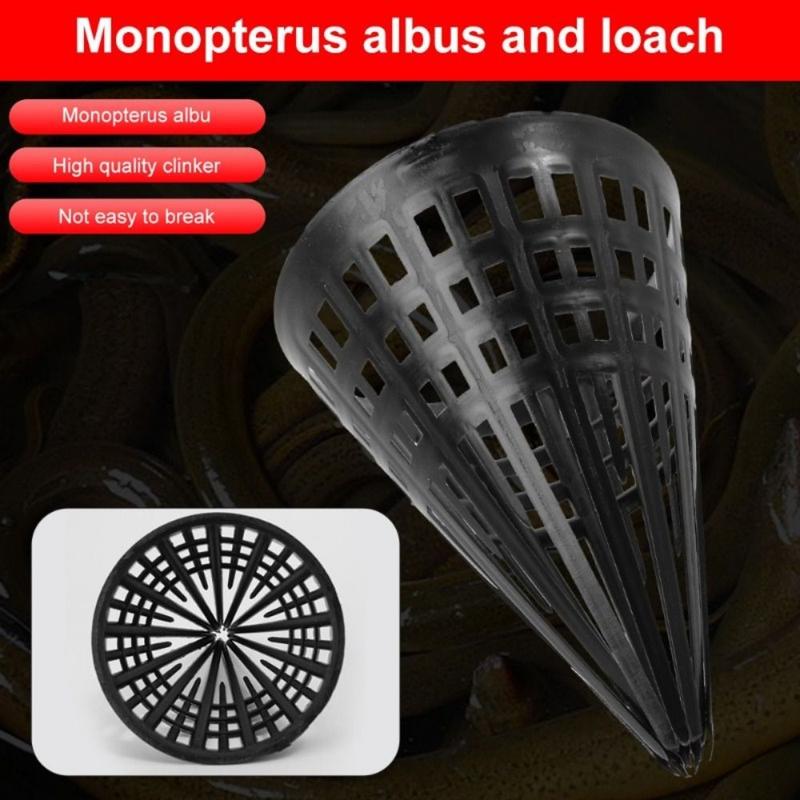 Product Introduction of bingbg 1Pcs New Plastic Fishing Cage Cover Tapered Monopterus Albus Loach Fishing Tool Eel Basket Basket Outdoor Lid Trap Fishing Net 19