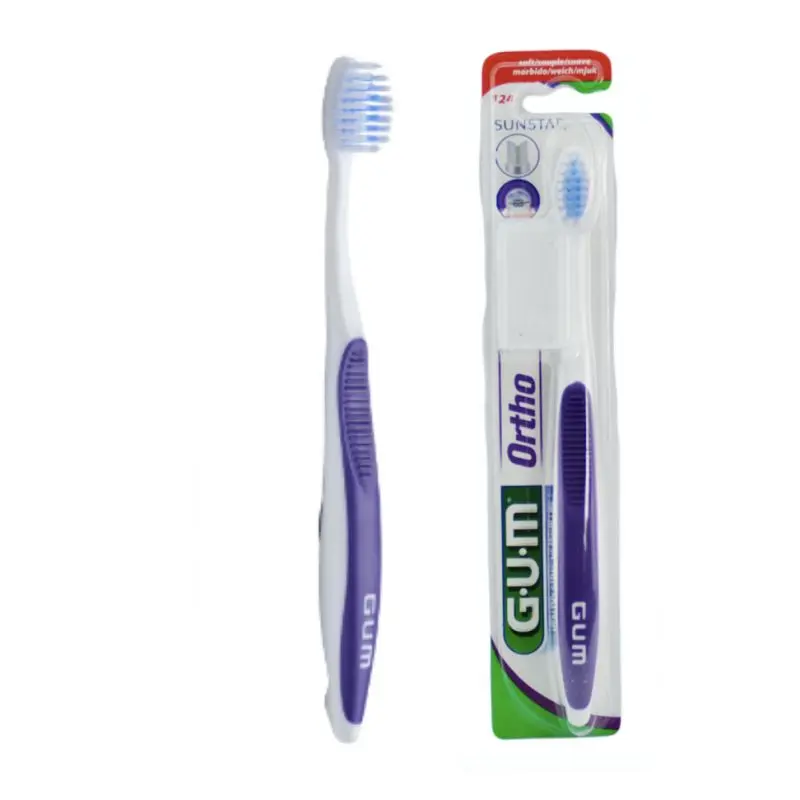 GUM ORTHO Soft Orthodontic Toothbrush Sikat Gigi Ortho