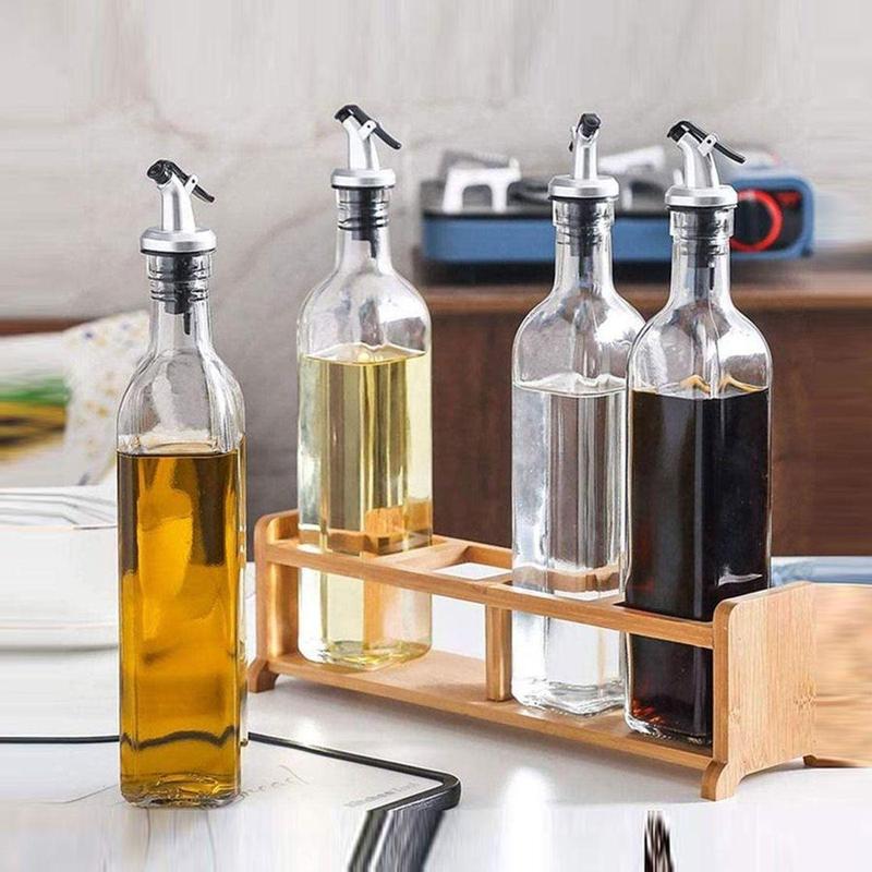  Combo 2 Chai Rót Gia Vị Thủy Tinh Có Vòi 250ml 500ml - Bình Thủy Tinh đựnġ Gia Vị Dầu Ăn Tiện Lợi - Hũ đựnġ Gia Vị 