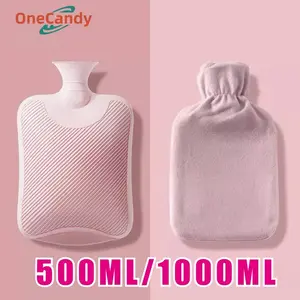 1000ml Kantung Kompres Air Panas Hangat Dingin Pereda Nyeri Perut Bahan Bulu-Daya Tahan Tinggi / Kantong Kompres Girl Karakter / Kompres Air Panas Bag / Kantong Kompres Air Panas