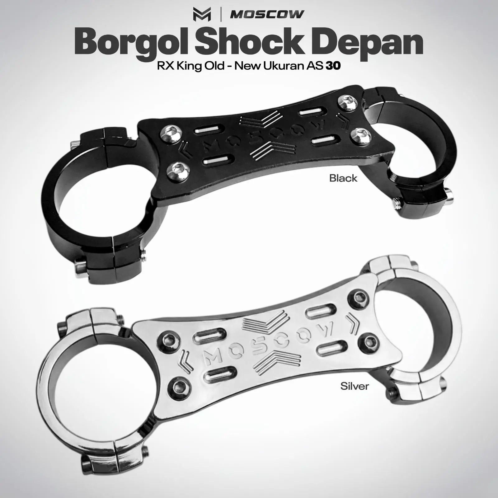 Borgol shock depan Rx king Rxs rxk Full CNC Moscow stabiliser stabilizer skok manisan skok STABILIZER FORK RXKING OLD NEW SONIC ORIGINAL STABILISER SHOCK DEPAN GEMBOK BORGOL TABUNG SHOCK DEPAN RX KING SATRIA FU AS 30 BORGOL STABILIZER SHOCK DEPAN RX KING