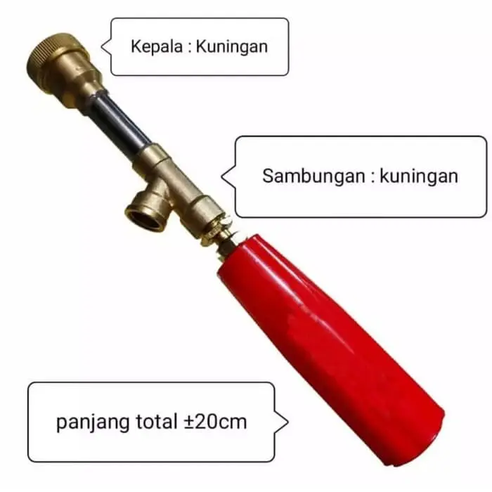Stik / Gun Sanchin 20cm Murah - Spray Gun dengan Kepala Spray & Bagian Tengah Kuningan 0