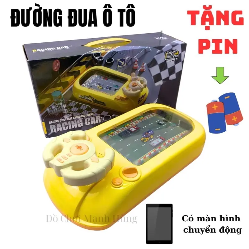 Đường đua ô tô có màn hình chuyển động chạy Pin có nhiều nút bấm và các bài nhạc sôi động như một chiếc ô tô thật, chất liệu nhựa cao cấp giúp bé tránh xa điện thoại Xe Đua 4