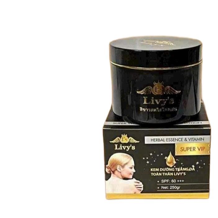 combo 3 hộp kem body livy đen Dưỡng Da Body