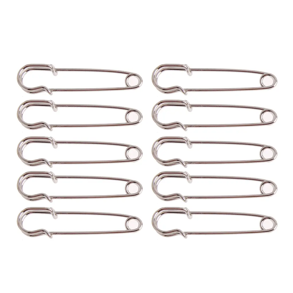 Ghim An Toàn, Tiện Lợi, Dụng Cụ May Tự Làm, 10 Chiếc, Chịu Lực, Phụ Kiện Làm Trâm Cài, Cho Váy, Áo Len, Khăn Choàng