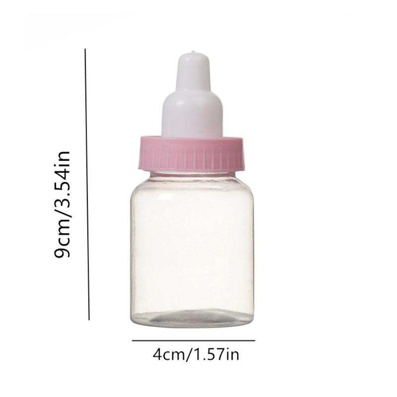Product Introduction of Mini Baby Milk Bottle Shaped Box, 12pcs Creative Portable Candy Storage Box, Birthday Party Decor 18