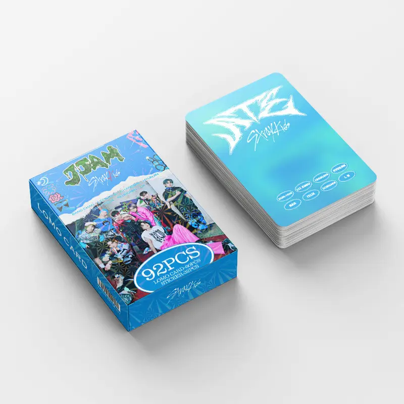 92-96pcs STRAY KIDS JJAM ATE Lomo Cards Lose My Breath skz Toy World Rock Star Stickers Photocards Straykids HYUNJIN FELIX BANGCHAN CHANGBIN HAN I.N LEE KNOW Postcards