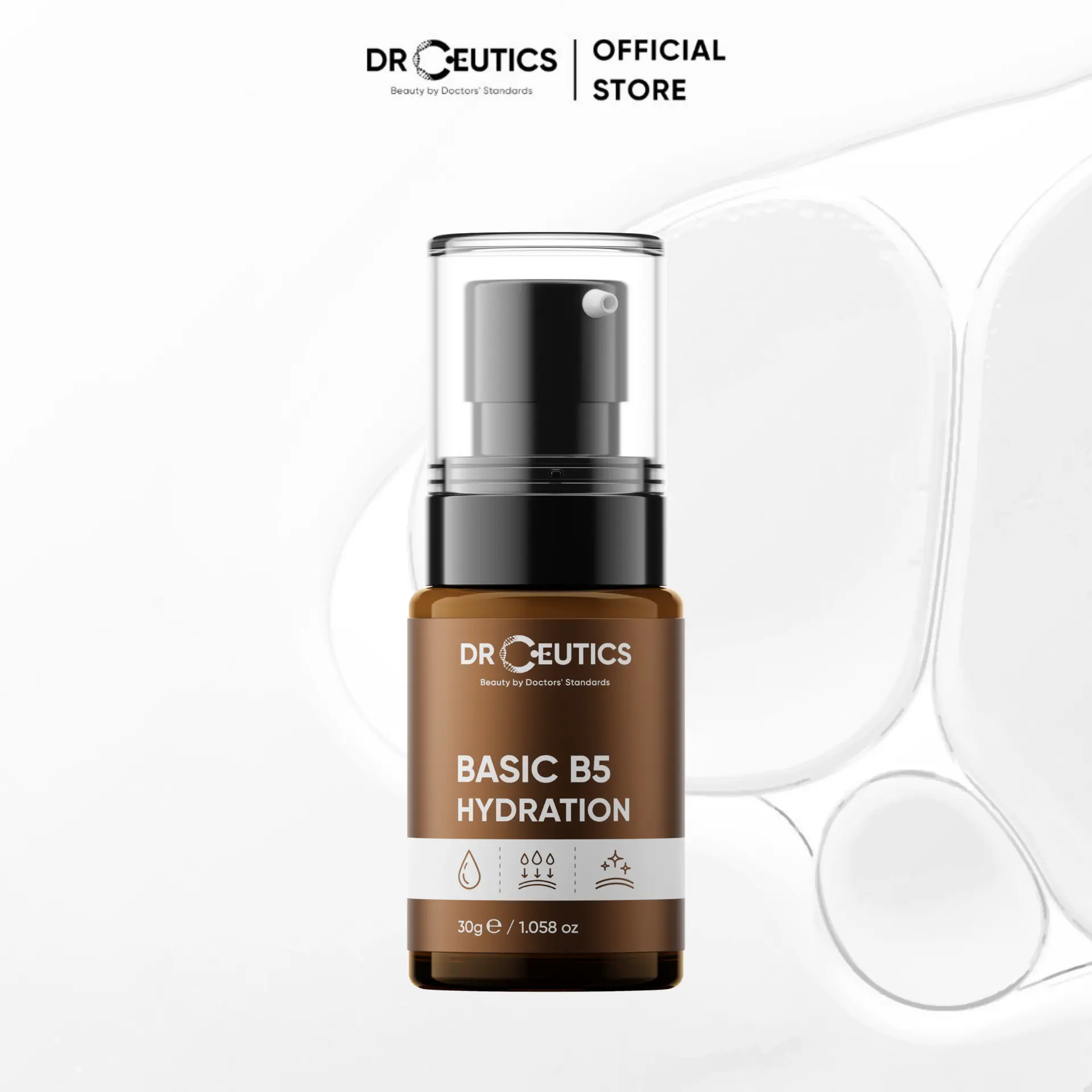 DRCEUTICS Tinh Chất B5 Basic Hydration 5% DrCeutics Cho Da Dầu Mụn (30g) Skincare Chăm Sóc Da