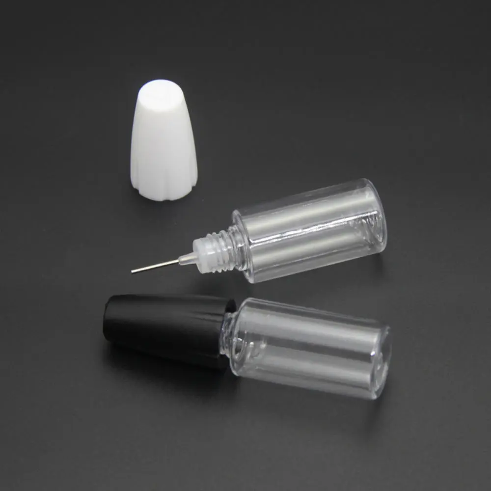 Chai ống, chai nhựa PET, chai sắc tố, chai nhỏ chai 10ML, có nắp, kim dài