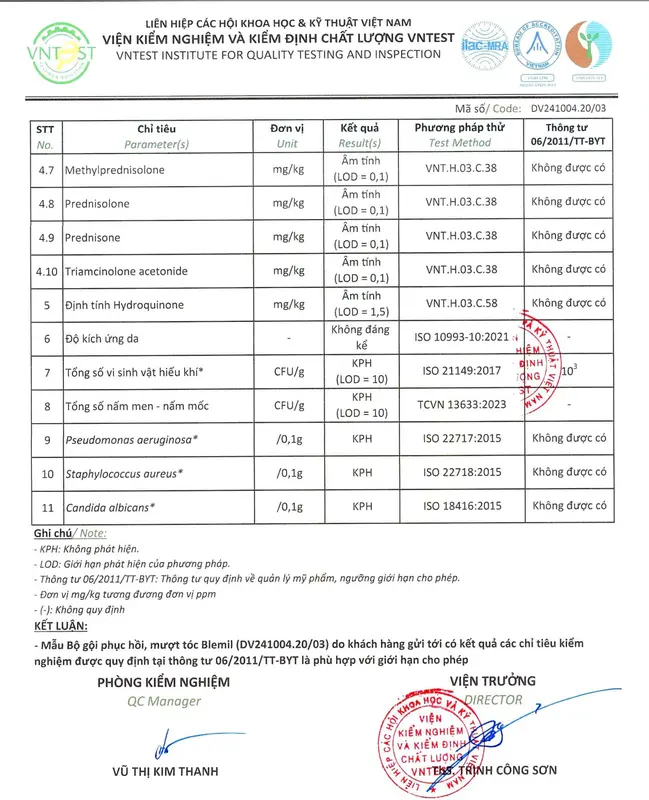 Bộ Gội Xả Blemil Phục Hồi, Suôn Mượt Tóc, Hương Thơm Nước Hoa 750mlx2 5