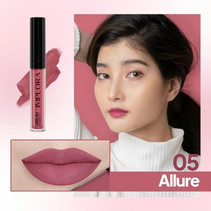 IMPLORA Urban Lip Cream Matte - Pewarna Bibir Tahan Lama - Brown sugar 7