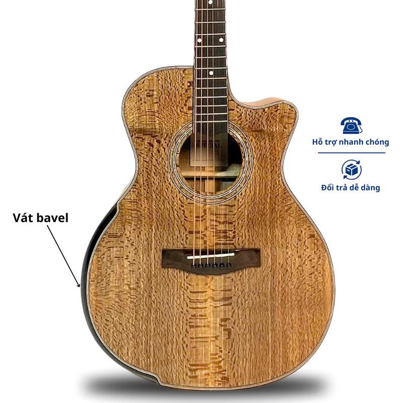 Đàn Guitar Acoustic ST-X6 Gỗ Sồi Pháp ST.Real Guitar Sài Thành