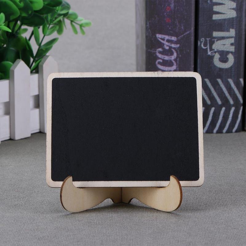 Mini Wooden Chalkboard Creative Stand Message Boards Practical - TikTok ...