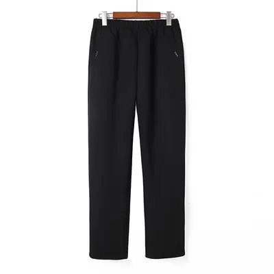 Quần Nữ Trung Niên, Người Già Mặc Mùa Đông, Chất Liệu Cotton Trong Có Lót Nỉ Dầy Dặn Ấm Áp, Dáng Quần Đứng Thoải Mái (M231)