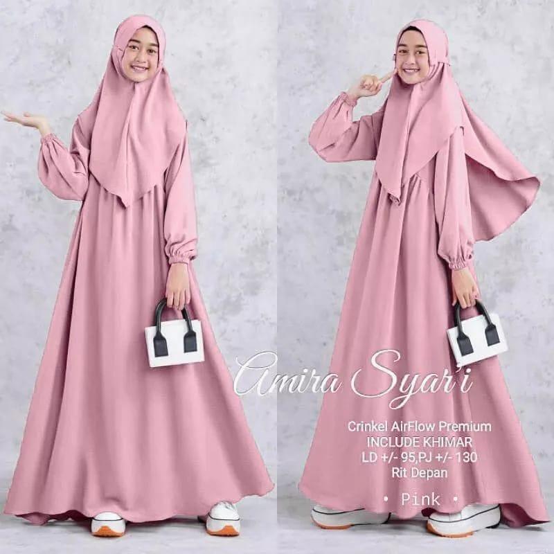 Gamis Terbaru Baju Gamis Kekinian Gamis Remaja Terbaru Gamis Dewasaah Gamis Kekinian Terbaru 2022 Muslim Crinkle Airflow Dress Fit 5