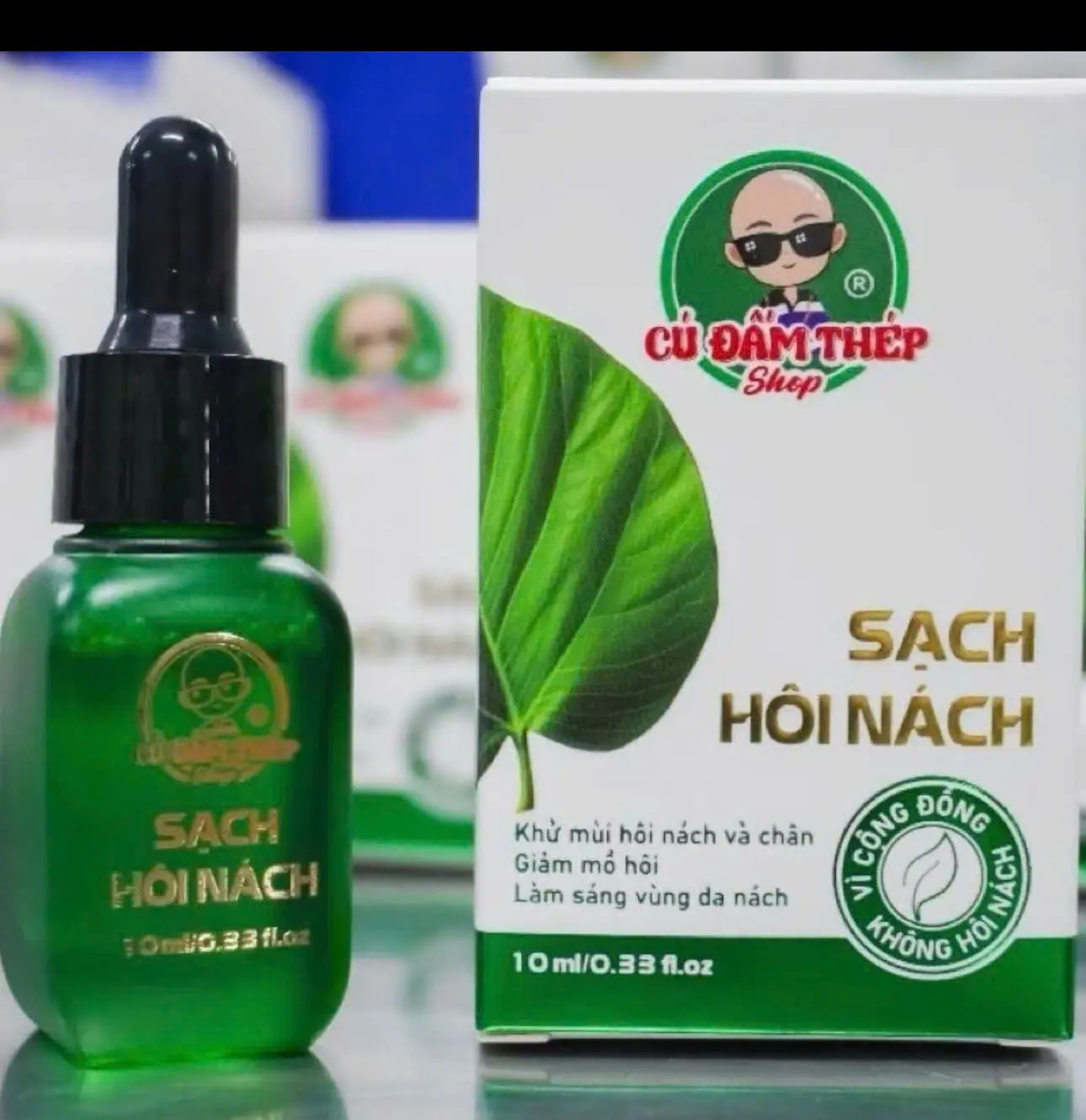 Serum Khử Mùi Hôi Nách, Hôi Chân cú đấm thép  Phiên Bản Nâng Cấp Đặc Biệt