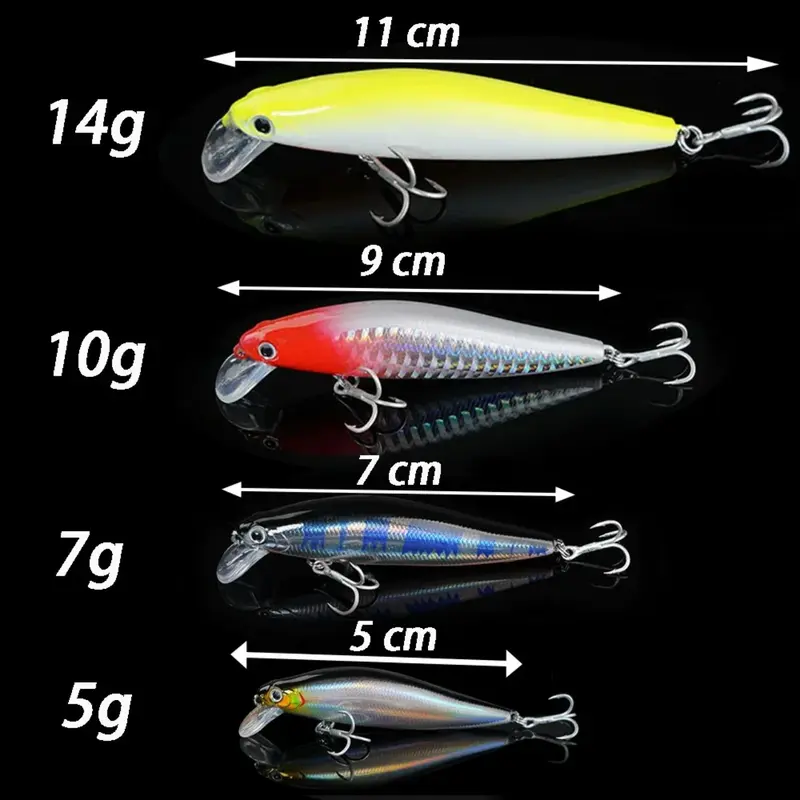 Mồi Câu Cá Minow Chìm, Bộ 2 Cái, Hệ Thống Cân Bằng Trọng Lực Chuyên Nghiệp, Mồi Đúc Sâu, Wobbler Quay, Mồi Giả Pesca, Thích Hợp Để Câu Cá, Pesca 5