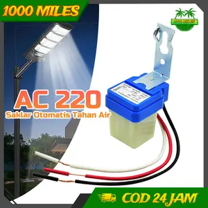 AS10 Sensor Cahaya Photo Cell Saklar Otomatis Tahan Air Lampu Jalan Taman Street Light Controller