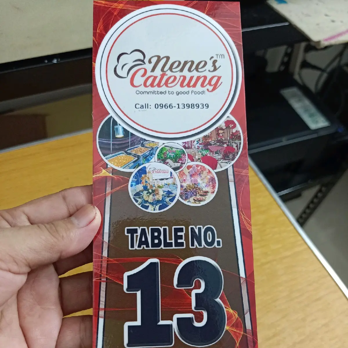 Standee Table Note TABLE NUMBER STANDEE 8X3 INCHES (9pcs minimum per order) - TikTok Shop ...