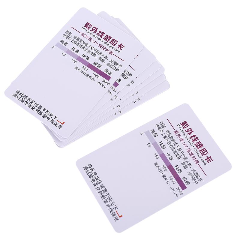 Product Introduction of Professional Quick Test UVB Reptile UV Tester UVB Card Indicator PVC Testing Card Multifunctional Testing Card 56