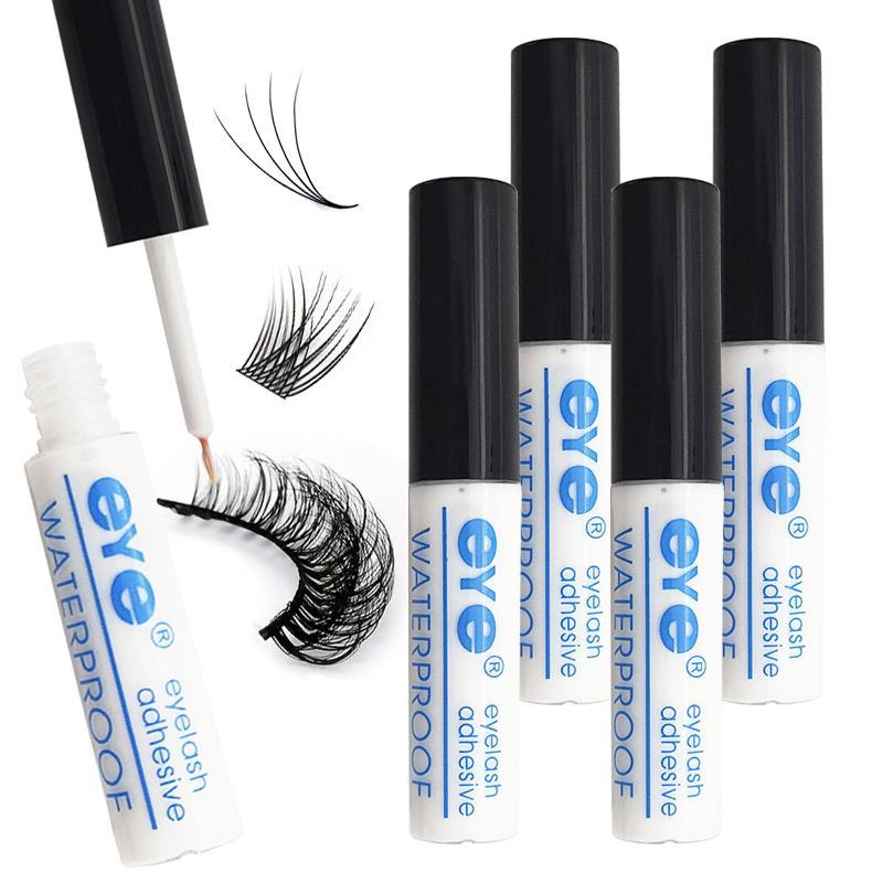 Product Introduction of Waterproof Long Lasting Eyelash Glue, 4 Counts/set Quick Dry Eyelash Extension Glue, Professional Eye Makeup Tool for Women & Girls, Valentine's Day Gift, Eyelash Clusters Adhesives 11